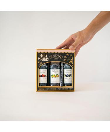 St Dalfour St. Dalfour Emily in Paris Edition 100% Fruit Gift Set No Added Sugar Gluten Free 3 x 284 g Four Fruits Fig Black Cherry - Buy Online on GoSupps.com