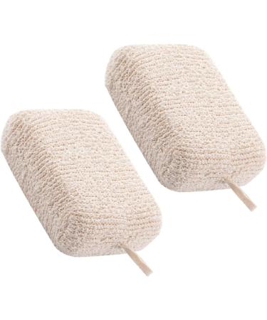 4pcs Honeycomb Bath Scrubber Exfoliating Mesh Sponges - Spa Beige Loofahs for Shower & Body Wash - Buy Online on GoSupps.com
