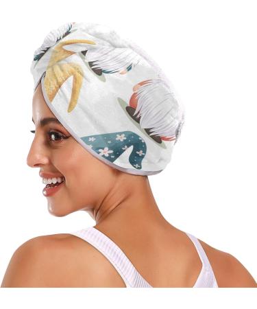 Buy Six Dwarf Hair Towels - Super Absorbent Quick Dry Hair Turbans 2 Pack for Women & Girls | International Shipping Available - Buy Online on GoSupps.com