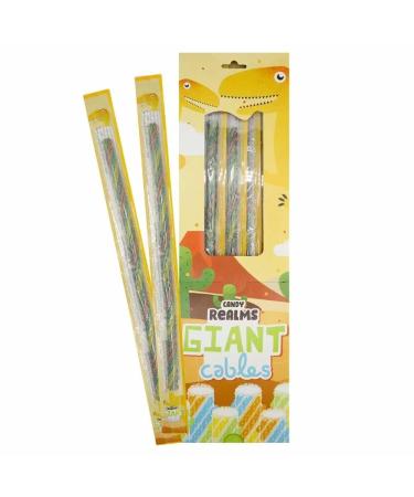 Giant Dino Cables - 12 Candy Sticks Sweets