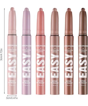  Streysisl Cream eyeshadow pen waterproof eyeshadow stick set | Matte eyeshadow stick - Creamy eyeshadow pencil brightening eyeliner waterproof - Buy Online on GoSupps.com