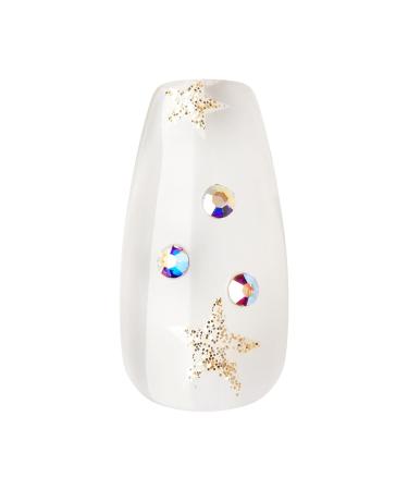 KISS Gel Fantasy Press On Nails - Pink Coffin Shape | Includes Glue 28 Nails Manicure Stick & Mini File | Fun & Jelly Design - Buy Online on GoSupps.com