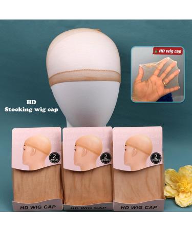 Ecojunmi Ultra-thin HD Wig Caps 12 Pcs - Breathable Mesh Cap for Lace Front Wigs | Cosplay & Hair Accessories - Buy Online on GoSupps.com