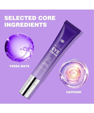 GUOYAOLIFU Caffeine Eye Stick Cream Reduces Fine Lines Dark Circles Anti-Wrinkle Hydrating Eye Balm for Puffy Eyes Softens& Nourish Skin - Buy Online on GoSupps.com