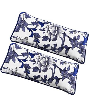 Silk Lavender Stress Relief Yoga Eye Masks - Set of 2 - Buy Online on GoSupps.com