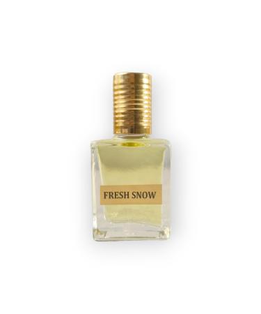 All Types Essential Oil Attar-Atar Parfum Oil Fragrance Perfume Unisex Men-Women Parfume Spray Scent Long Lasting Roll On Itar Semi Natural Non Alcoholic Volume:12ML (0.4 Fl Oz). (Fresh Snow)