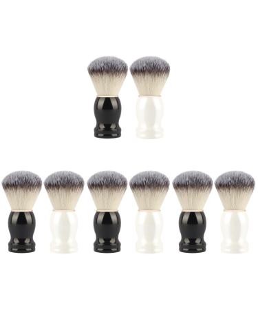 Frcolor 8 STK Manual Razor Brazil Shaving Cleaning Branchs Tool Seif Men Razing brush Cycle brush Crying Brush Bartbrushes Bartbrushes Care Fear Hood Holding 10.5x3.3cmx4Pcs As shown x 4 pieces