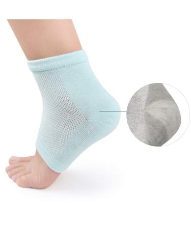 3 Pairs Gel Heel Socks - Ultimate Heel Protector & Moisturizing Bandage for Heel Spurs | International Shipping - Buy Online on GoSupps.com