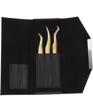 Beaupretty Eyelash Extension Tweezers | High-Quality Makeup Tools & Storage Bags for Eyelash Refinement - Black Eyelash Tweezers for Precision Applications - Buy Online on GoSupps.com