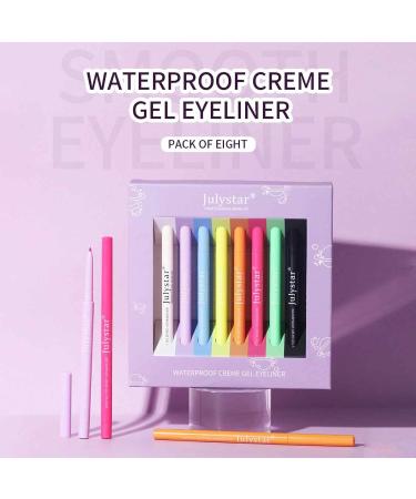Colorful Eyeliner Pencil Set - 8 Colors Matte Waterproof Eye Liners | Long Lasting Waterproof Eye Makeup Eye Liners Pigmented Liners for Women Pochy - Buy Online on GoSupps.com