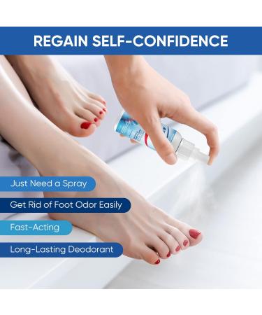 Athlete's Foot Spray 30ml - Easy Treatment for Foot Fungus - Blue - Buy Online on GoSupps.com