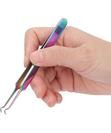 Nail Art Tweezers - Corrosion Resistant Portable Eyelash Tweezers for Salon & Home Use - Buy Online on GoSupps.com