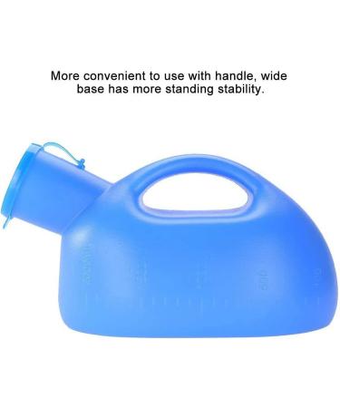 Male Urinal Bottle 2000ML Male Urinal with Cover can Be Reused Portable Mens Potty Pee Bottle Collector Travel Toilet - Buy Online on GoSupps.com