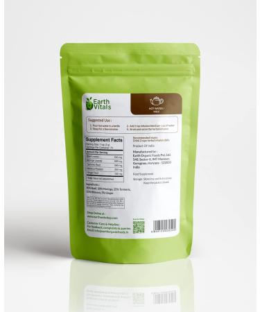 Earth Vitals Detox Tea: Herbal Infusion with Traditional Ayurvedic Herbs | Raw Superfood - Buy Online on GoSupps.com