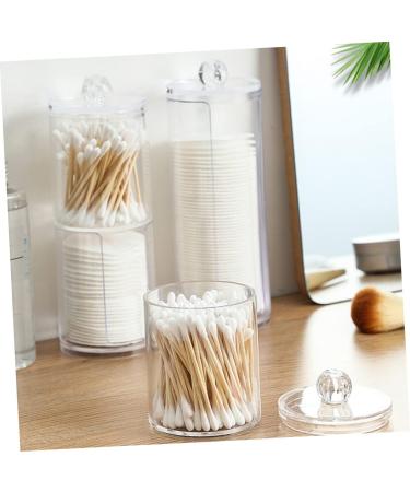 Box Cosmetic Cotton Pad Holder & Swab Storage Rack Groove Design for Organized Beauty Essentials - Buy Online on GoSupps.com