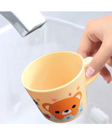 Generic Bathroom Cup - Mouthwash Cup With Lid | Portable Reusable Toothbrush and Toothpaste Holder for Kids Boys Toddler Children - Buy Online on GoSupps.com