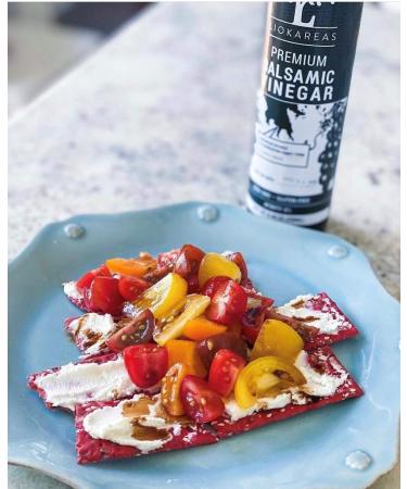 Organic Greek Balsamic Vinegar - Non-GMO, Gluten-Free, Paleo, Gourmet Quality - Thick, Rich, Classic Barrel-Aged with No Added Sugars - Buy Online on GoSupps.com