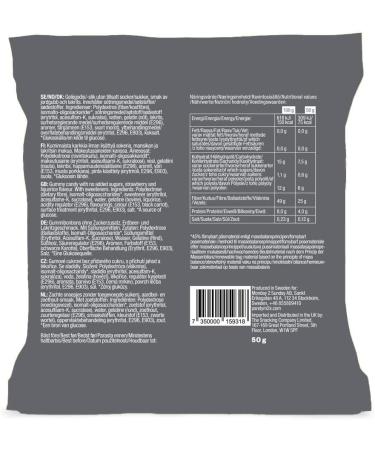 PANDY Candy Strawberry Liquorice 14x50g Bag - Low Sugar, 80 Calories, Bursting Strawberry Flavour Gummies - Buy Online on GoSupps.com