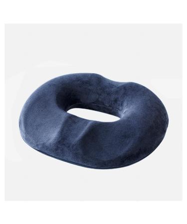 Seat Cushion for Tailbone Pain Relief Donut Pillow Postpartum Premium Memory Foam Washable Tailbone Pain Relief Cushion for Back Coccyx Tailbone Pain Relief DarkBlue