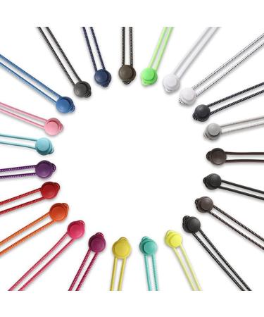 Buy Bupimufi No-Tie Elastic Shoelaces for Kids - Quick Lock Sky Blue & White Shoe Straps - Buy Online on GoSupps.com