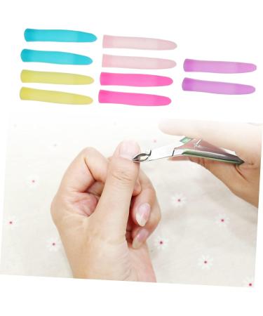 Beavorty 5 Pairs Cuticle Nipper Handle Sleeve Cuticle Trimmer Nipper Cover Nail Silicone Handle Cuticle Scissor Handle Sleeve Cuticle Handle Cover Silica Gel Non-Slip Anti-Fall Cover - Buy Online on GoSupps.com