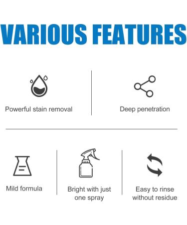 Bathroom Descaler Cleaner Powerful Bubble Foam Spray for Daily Stain Removal Ideal for Bathtubs Tiles and Shower Glass Effortless Clean with Superior Results (3 Pcs) - Buy Online on GoSupps.com