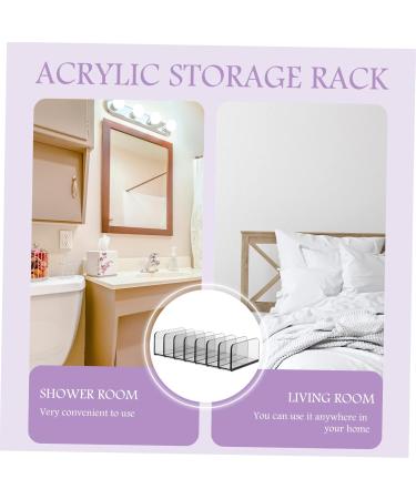 NOLITOY 4pcs Cosmetic Storage Box Blush for Cheeks Blush Makeup Compartment Cosmetic Display Rack Make up 17X8.5cmx4pcs Greyx4pcs - Buy Online on GoSupps.com