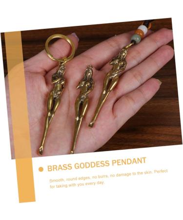 Cabilock 9 Pcs Brass Ear Pick Ear Cleaners Set with Car Goddess Pendant - Mini Scooper and Measuring Tools - Ear Spoon Pendants Racer 11.5x1.2cmx3pcs - Buy Online on GoSupps.com