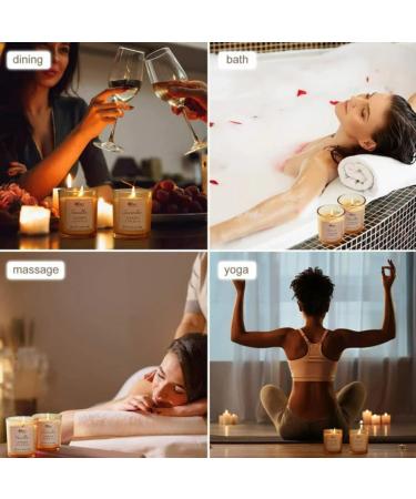 Aromatherapy Scented Candle Set | Natural Soy Wax | 4 x 3.5oz | Perfect Mother's Day Gift | International Shipping - Buy Online on GoSupps.com