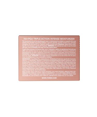 FOREO Supercharged HA+PGA Face Moisturizer - Vegan Wrinkle Cream with Hyaluronic Acid & Squalane - Clean Skincare - 1.6 fl. oz - International Shipping Available - Buy Online on GoSupps.com