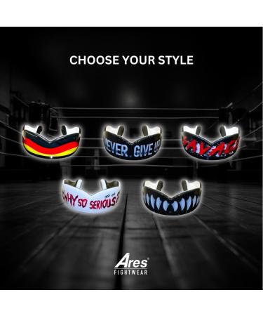 Ares Fightwear Premium Mouthguard - Top Quality Boxing & MMA Protection for Athletes | Ideal Fit with Storage Box - Buy Online on GoSupps.com