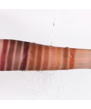 Vodisa 25B Matte and Shimmer Eyeshadow Palette with Makeup Brush Set - Brown Eye Shadows, Long Lasting, Waterproof, High Pigment Powder Palette - Buy Online on GoSupps.com