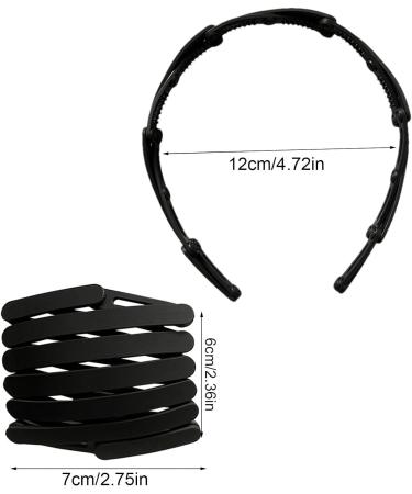 Hugsweet Foldable Headband for Women | Retractable Multifunctional Hair Decoration Stylish Girls Hair Decorations Space-Saving Hairband for Facial Cleaning - Buy Online on GoSupps.com