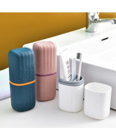 Travel Toothbrush Case Set - 3 Portable Etui Covers for Toothbrushes | Ideal Travel Accessories - Buy Online on GoSupps.com