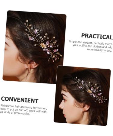 Ipetboom prom hair accessories wedding hair accessories for brides moon hair pin hair comb clips accessories prom vintage comb Hair piece rhinestones bride Hair up wedding - Buy Online on GoSupps.com