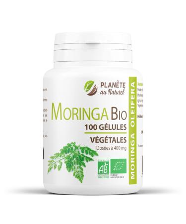 Moringa Oleifera Bio - 400mg - 100 g lules v g tales 100 count (Pack of 1)