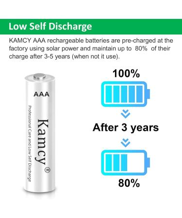 Buy Rechargeable AAA Batteries 1100mAh NiMH - Long-Lasting Power Pre-Charged 1.2V 4 Count Pack - Universal Compatibility - Buy Online on GoSupps.com