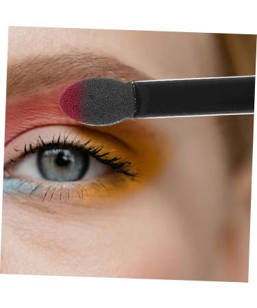 BIUDECO 50pcs Eye Shadow Applicator Professional Blending Dual Sided Eyeshadow Brush Kit Miss Disposable Set Size 2 Black - Buy Online on GoSupps.com