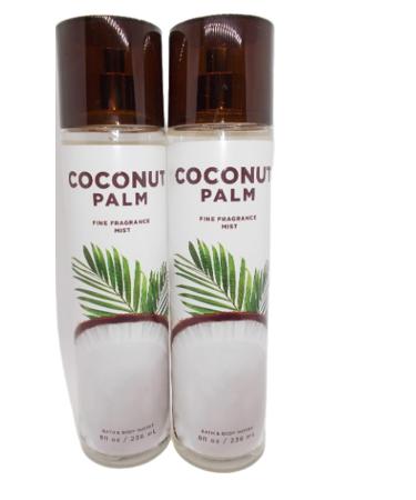 Bath & Body Works 2 Pack Coconut Palm Fine Fragrance Mist 8 Oz. - Buy Online on GoSupps.com