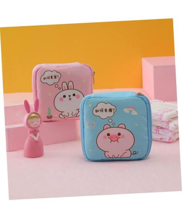 LALAFINA Period 4pcs Aunt's Towel Storage Bag - Menstrual Pad & Cosmetic Organizer Travel Bag - Buy Online on GoSupps.com