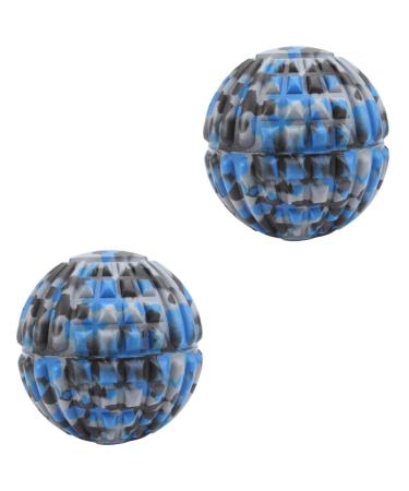 Gatuida Massage devices 2st Plantar massage device Foot massage roller Massageball Fascia ball for feet muscle massage device Fitness-scooter Yoga Massage bead Fasciitis Scrollrad Hockey bat