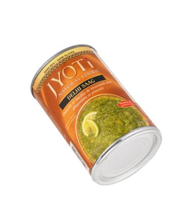 Jyoti Delhi Saag 15oz x 12 - All Natural, Gluten Free, Vegan, NON GMO - Product of USA | BPA Free - Buy Online on GoSupps.com