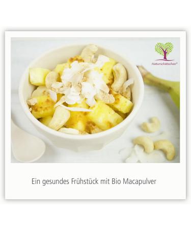  Natursch tzchen Organic maca powder (maca powder) of certified organic quality (DE- KO-022) (1 x 250 g) - Buy Online on GoSupps.com