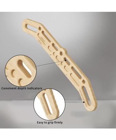 Power Guidance Wooden Hangboard - Portable Rock Climbing Training Tool for Grip Strength | Indoor & Outdoor Use - Buy Online on GoSupps.com