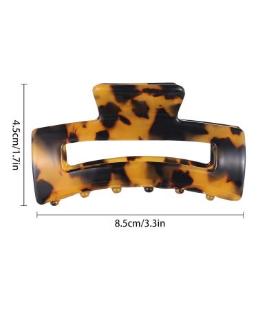 QINREN 2-Pack Large Acetate Hair Claw Clips for Women Stylish Hair Accessories for Decoration & Secure Styling - Buy Online on GoSupps.com