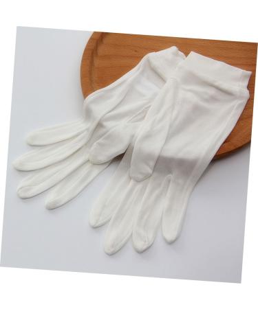 DOITOOL 1 Pair Grooming Gloves Moisturizing Mittens Knit Mittens Multi-Function Moisturizing Gloves Mittens Kids Hand Nighttime Gloves Jewelry Silk Sun Protection White - Buy Online on GoSupps.com