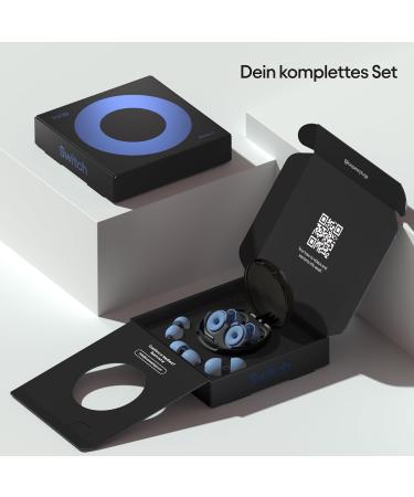 Loop Switch Noise-Reducing Earplugs | 3 Modes for Travel Concerts & More | Reusable Blue | Effective Hearing Protection - Buy Online on GoSupps.com