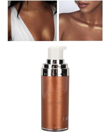 Body Glitter Cream Skin Firming Liquid 20ml Transfer Resistant No Staining Moisturizing Serum Wrinkles Filling for Whole Body Makeup (#04 Golden Brown) - Buy Online on GoSupps.com