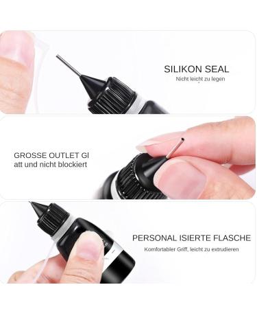 Generisch Rhinestone Glue Gel 3D Gel Nail A-Rt Super Rhinestone Glue for Nails for 3D Nails Gems Beads Nail Arts Jewellery Hardened Needs Nail A-Rt DIY at Home - Buy Online on GoSupps.com