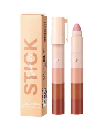 Generisch Shimmer Eyeshadow Pencil Shimmer Cream Eyeshadow Pencil Eyeshadow Pencil Lipstick and Lipstick Eyeshadow Pencil Full Coverage for Girls